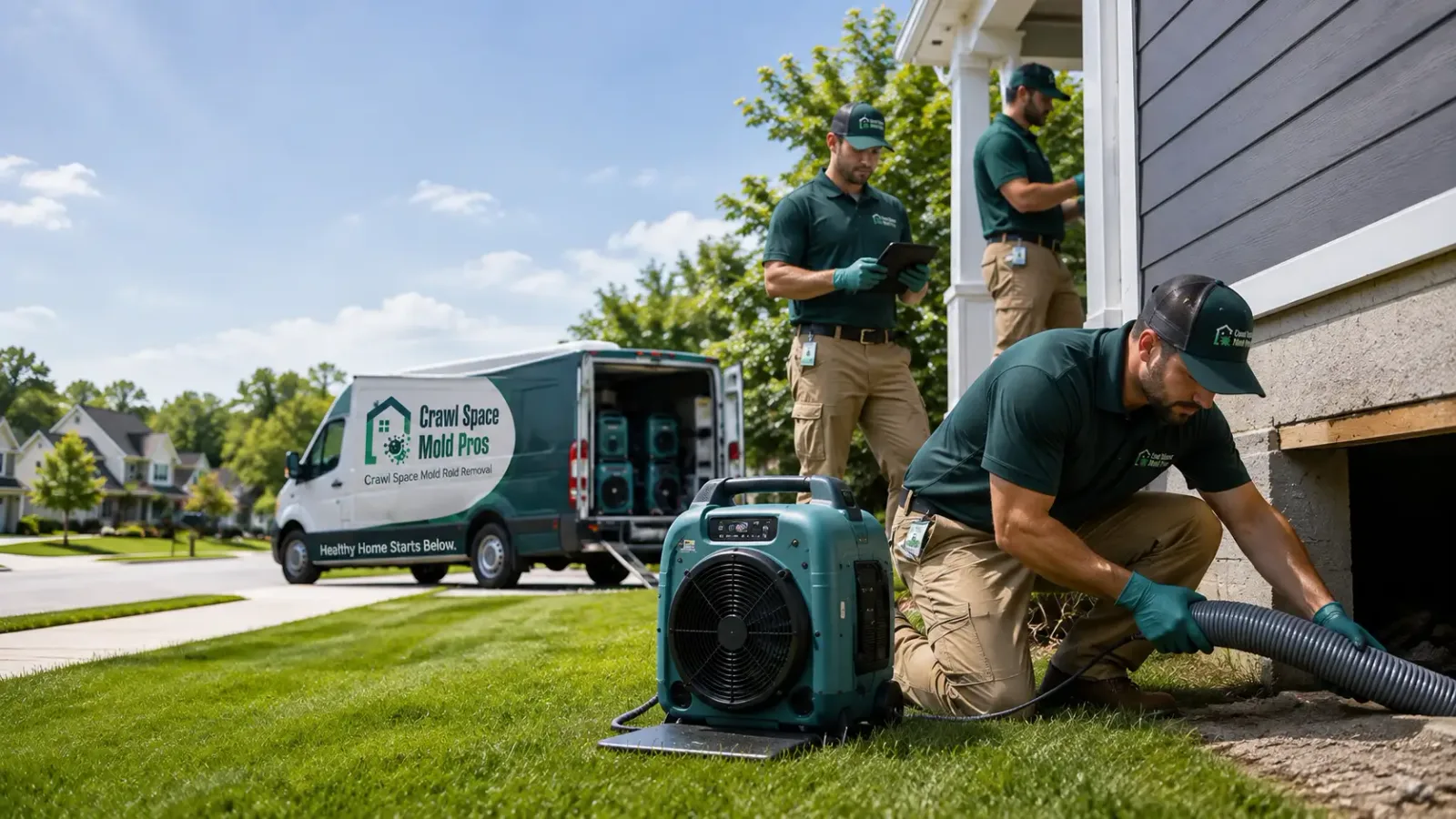 Crawl Space Mold Removal in Navarre, OH